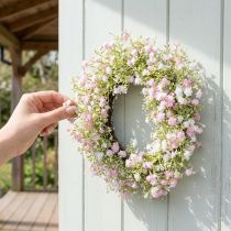 Artikel Blumenkranz künstlich Türkranz Wanddeko Ø30cm H6cm