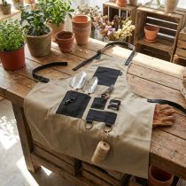 Artikel Garten Werkzeugtasche Schürze Gartenschürze Khaki 83×85cm