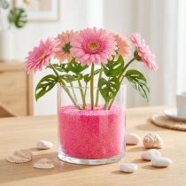 Artikel Dekosand Neonpink 0,5mm 1kg - Kreativer Farbsand für Event-Deko