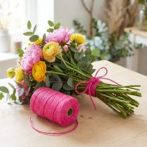 Artikel Juteband Jutekordel Band Jute Fuchsia Ø2mm 200m