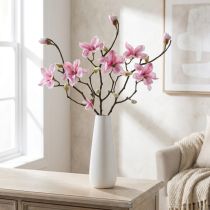 Artikel Kunstblume Magnolienzweig Magnolie künstlich Rosa 59cm 3St