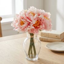 Artikel Paeonia Pfingstrose Kunstblume Peonie Rosa Ø6cm 28cm 7 St