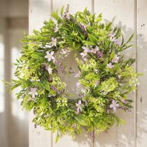 Artikel Blumenkranz Künstlich Lavendel Bachblüten Ø33cm Lila Dekoration