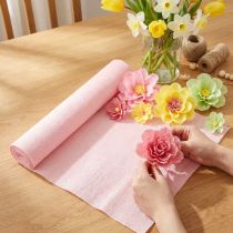 Artikel Floristenkrepp Rosa 50x250cm - Hochwertiges Krepppapier für kreative Dekorationen