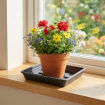 Artikel Untersetzer Lara eckig 29cm x 29cm Anthrazit 1 St