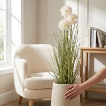 Artikel Kunstblumen Deko Kugelblume Allium Zierlauch künstlich 78cm