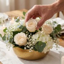 Artikel Konservierte Rosenköpfe Creme 5cm 6 Stück für langlebige Dekorationen und florale Kreationen