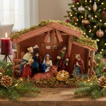 Artikel Weihnachtskrippe 30cm x 21cm x 10cm