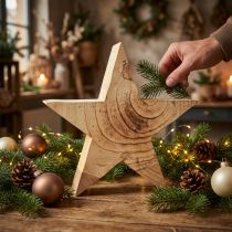 Artikel Stern aus Holz Paulownia 30cm: Nachhaltige Dekoration für das Zuhause