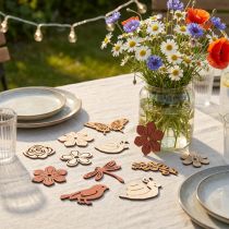 Artikel Streudeko Blumen Tiere Mix Sommerdeko B3–4cm 72 St