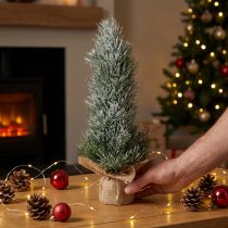 Artikel Mini Weihnachtsbaum künstlich im Sack Beschneit H41cm