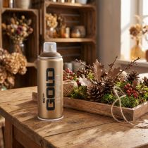 Artikel Farbspray Spraydose Braun Montana Gold 400ml für Dekoration und kreative Gestaltung