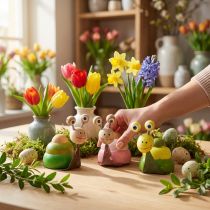 Artikel Tischdeko Frühling Deko Schnecke Frühlingsdeko 8cm 3 St