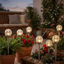 Artikel Solar Gartenstecker Solarleuchten Balkon Ø6cm H36cm 6 St