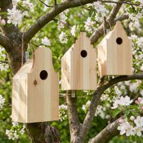 Artikel Vogelhaus Holz Brutkasten Blaumeise Tanne H22,5cm 3St