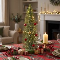 Artikel Deko Tannenbaum Kunstmaterial Grün mit Standfuß 90cm Tischdekoration