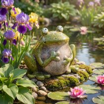 Artikel Dekorationsfigur Keramik Frosch 15,5cm Innen- und Außenbereich