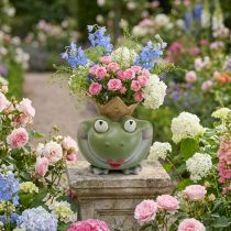 Artikel Froschkönig Deko Vase Gartendeko Frosch Vase 21×17,5×23cm