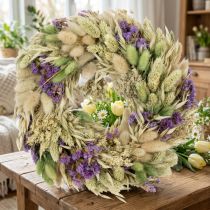 Artikel Trockenblumen Türkranz 26cm für Innen- und geschützten Außenbereich