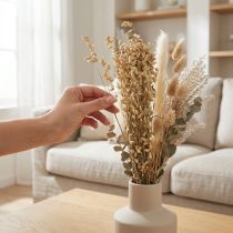 Artikel Zittergras Trockenblumen Grün Natur Briza 60cm 100g