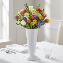 Artikel Einstellvase „Szwed" Weiß Ø13cm - 20cm, 1St