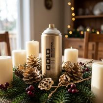 Artikel Sprühlack Keramik Acryl Montana Gold Lackspray 400ml - Weiß, Hohe Deckkraft, Schnelltrocknend