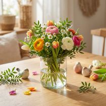 Artikel Glasvase Blumenvase Dekovase Farblos Ø9cm H10cm für Floristen