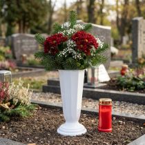 Artikel Einstellvase Szwed Weiß Ø19cm