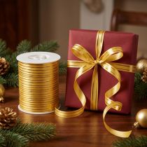 Artikel Splittband 2 Goldstreifen auf Gold 10mm 250m