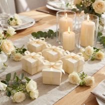 Artikel Geschenkband Creme Dekoband Satinband 6mm × 50m für Dekoration und Verpackung