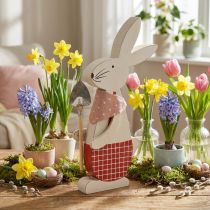 Artikel Dekohase mit Schaufel, Hasenjunge, Osterdeko, Hase aus Holz, Osterhase