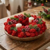 Artikel Deko Moos Rot Islandmoos zum Basteln 400g