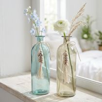 Artikel Flaschen Deko Glas Vase Kauri Muscheln Maritim H26cm 2St