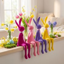Artikel Kunststoff Kantenhockerfigur Set 36 cm beflockt Innenbereich Dekoration