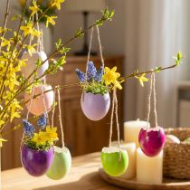 Artikel Eierschalen Deko Ostereier Hängend Farbig 3,5cm 12er Set Dekoideen