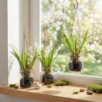 Artikel Maiglöckchen Glas Deko Frühling Künstlich H22cm