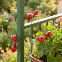 Artikel Ameisen Deko Gartenfiguren Metall bunt 11×8,5×10cm 4er-Set mit Magnet
