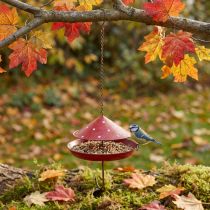 Artikel Vogelfutterstelle Fliegenpilz zum Hängen Rost Ø15,5cm