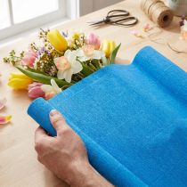 Artikel Floristenkrepp Blau 50x250cm – Wasserfestes Krepppapier für Floristik und Deko, 5 Rollen
