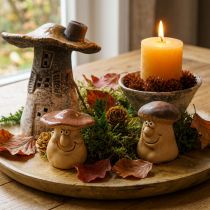 Artikel Herbstdeko Set mit Igel Pflanztopf, Pilzen, Drachen und Willkommensschild für vielseitige Dekoration