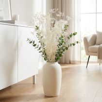 Artikel Doldenblüten Weiß Trockenblumen 70-80cm Floristik Dekoration