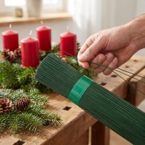 Artikel Steckdraht grün lackiert 0,7mm 300mm 2,5kg