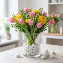 Artikel Kieselsteine im Netz Weiß 2,5cm - 4cm 1kg