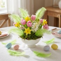 Artikel Hellgrüne Bastelfedern 5-10cm 20g für kreative Frühlingsdeko kaufen