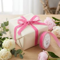 Artikel Samtband Rosa 10mm 20m für Geschenkverpackungen und Dekoration