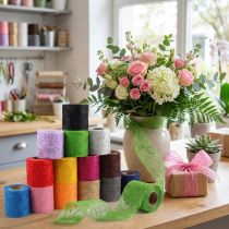 Artikel Vlies 8cm 25m versch. Farben
