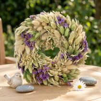 Artikel Trockenblumen Türkranz 26cm für Innen- und geschützten Außenbereich
