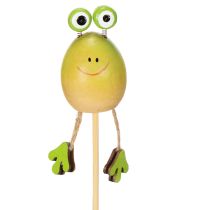 Artikel Frosch Pflanzenstecker Deko Holz 34cm Grün 6er Set für Frühling und Sommer