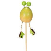 Artikel Frosch Pflanzenstecker Deko Holz 34cm Grün 6er Set für Frühling und Sommer