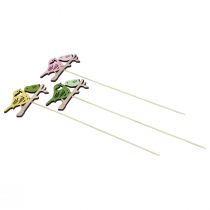 Artikel Frühlingsdeko Blumenstecker Holz Vogel Deko 7×10cm 12 St